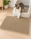 Tapis de litière à double couche